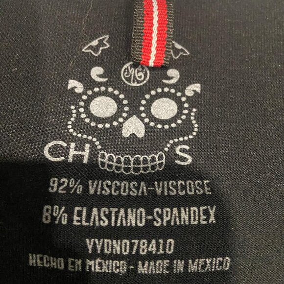 Black Crystal Skull Tunic – ¡Ay Güey! – Size S – Made in Mexico - Picture 3 of 4